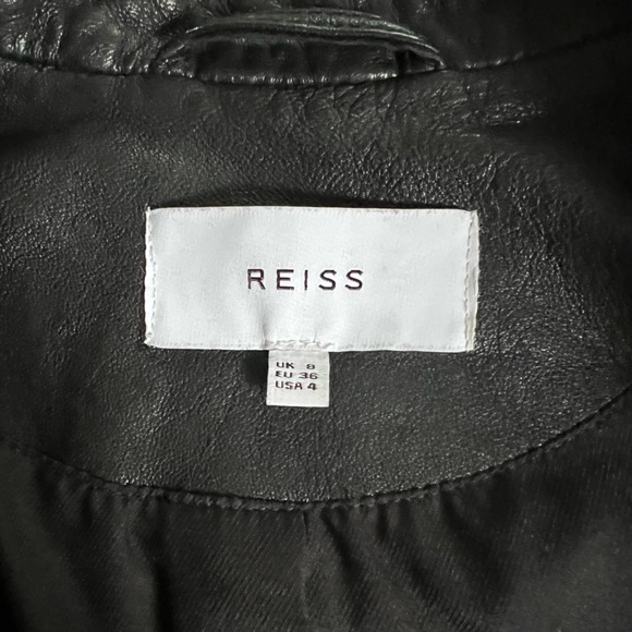 Reiss Genuine Leather Jacket - Picture 5 of 5